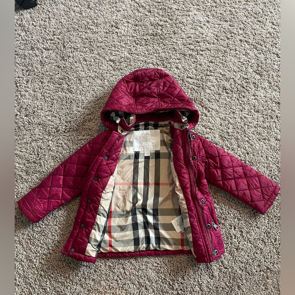 Burberry quilted jacket